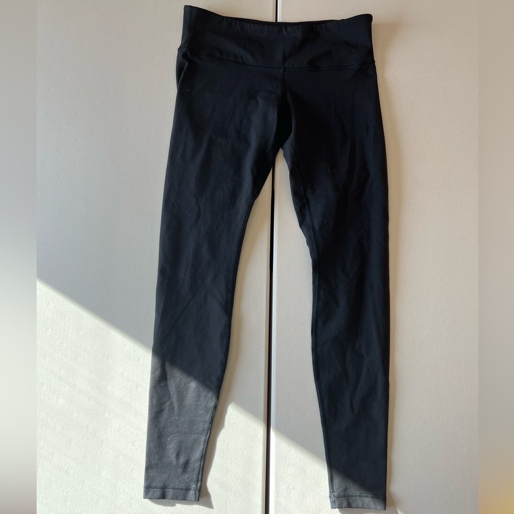 Lululemon Black Full Length Leggings Womens Size 10 Black Yoga Pants